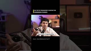 1st year Roadmap, Tips for freshers, College guide, Keep track of opportunities #btech #cse #coding