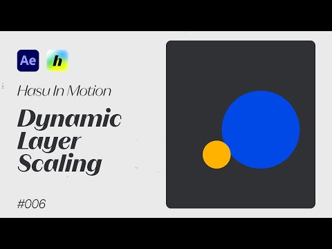 How to make Dynamic Layer Scaling in After Effects