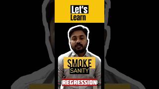 Smoke, Sanity, Regression Testing Explained in 60 Seconds! 🚀 | QA Testing Simplified #Testing