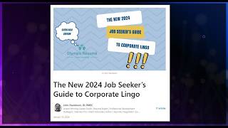 Career Coaching After Hours: The Deep Thought Series | The 2024 Guide to Corporate Lingo