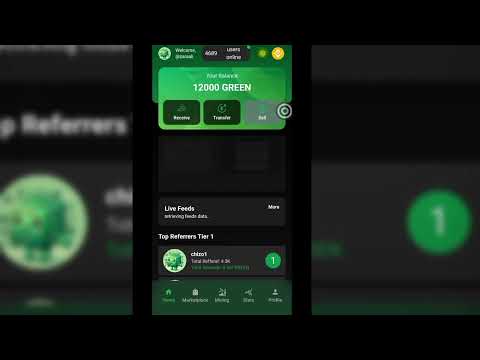 green chain new maining project |free arning 1000$