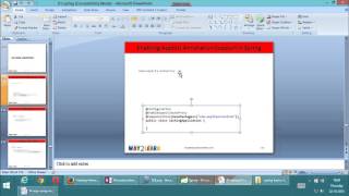 spring basics video training[15 aop using annotations and xml]