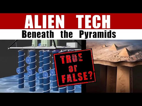 Alien Technology Deep under Giza Pyramids?