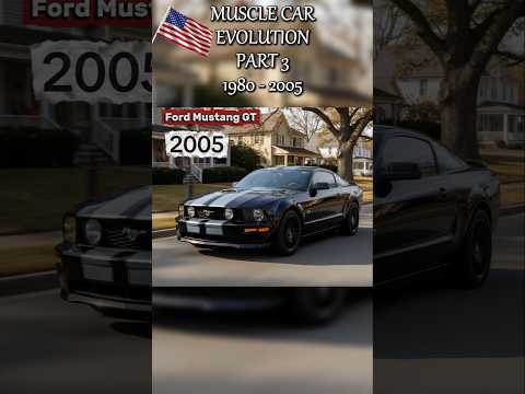 American Muscle Car Evolution Part 3 (1980-2005)