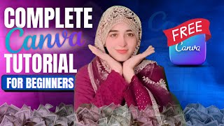 Canva Tutorial For Beginners 2024 - Free Canva Graphic Design Course for Beginners!