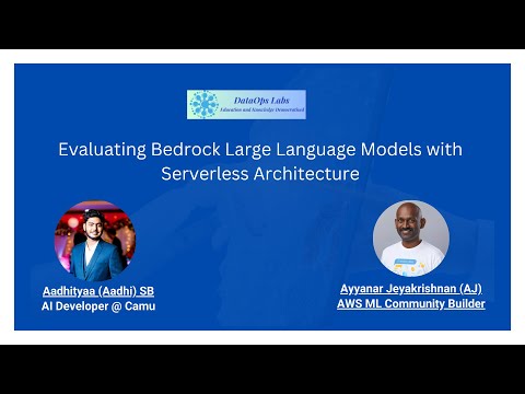 Evaluating Bedrock Large Language Models with Serverless Architecture and Amplify