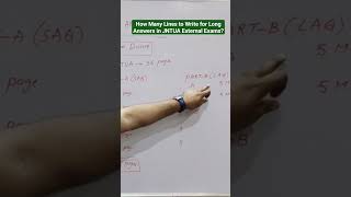 Long Answers in JNTUA External Exams #shorts #engineeringdrive