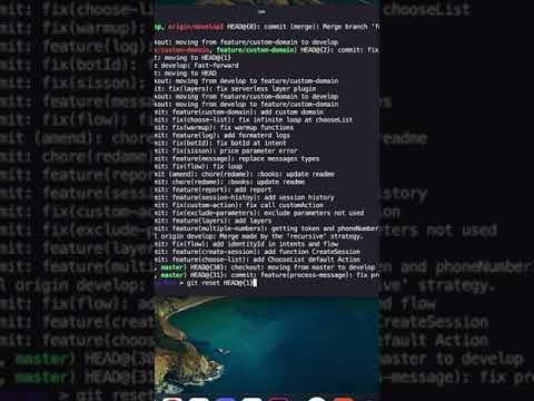 Como desfazer comando no git #desenvolvedor #programação