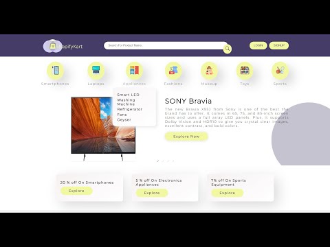 ShopifyKart ( Ecommerce Website )