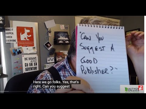 FBLive Training: "Can You Suggest a Good Publisher?"