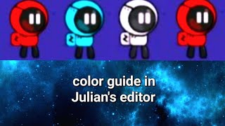 color guide (Julian's editor guide #3)