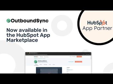 OutboundSync is now in the HubSpot App Marketplace