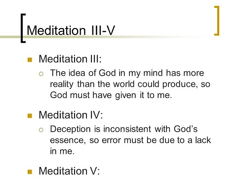 Descartes Meditation 6.1