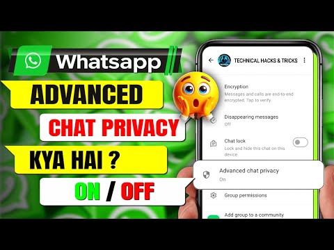 WhatsApp Advanced Chat Privacy Update 🔥 Full Guide #whatsapp 