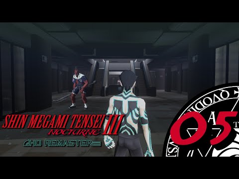 SMTIII Nocturne HD Remaster - Getting through Great Underpass of Ginza Gameplay (No Commentary)
