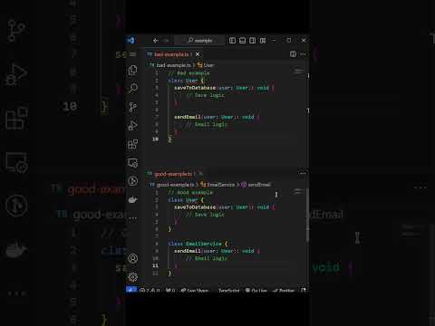 Clean Code - SRP  #typescript #cleancode #programming #solid