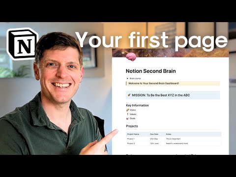 Complete Notion Beginner? Build your First Page With Me!