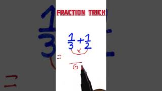 fraction trick #shorts #ytshorts #maths #mathshortcut #mathstricks #mathtrick #shorttrick