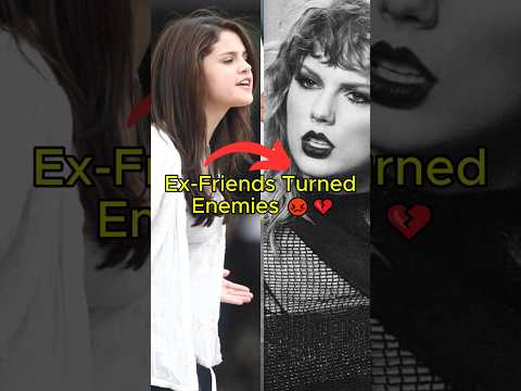 Ex-Friends Turned  Enemies 😡 (Selena, Taylor, Kim & more) #hollywoodrama #Shorts