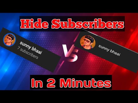 How To Hide Subscribers On YouTube|| Subscribers Hide Kaise kare in 2021||