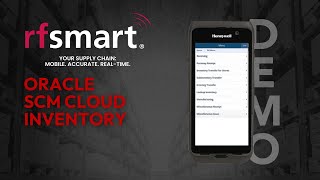 Oracle SCM Cloud Inventory Demo - RF-SMART