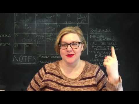 francofille knits episode 51: finished sweater and self-care