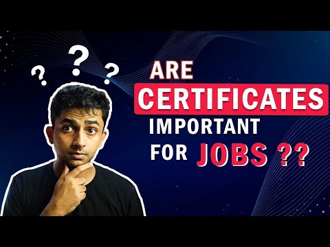 Are certificates important for Jobs  | Newton School