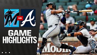 Marlins vs. Braves Game Highlights (8/7/25) | MLB Highlights