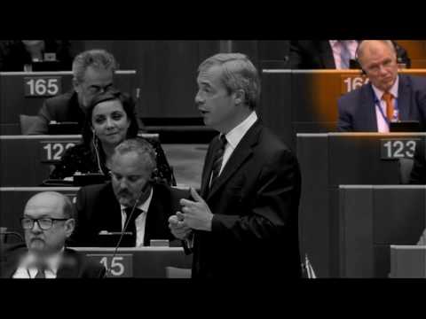 Priceless EU parliament member reaction to Nigel Farage speech on June 28, 2016
