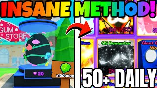 This Method is INSANE for Hatching 50+ NEW SECRETS DAILY! (Bubble Gum Simulator INFINITY)