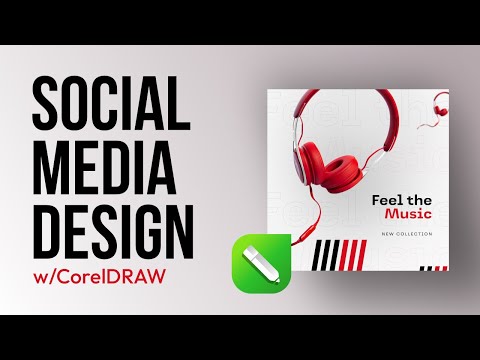 How to Create a Social Media Design on CorelDRAW