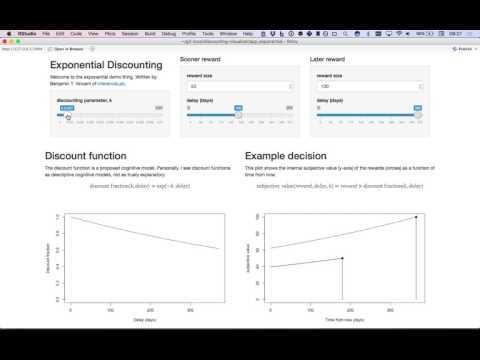 Exponential Discounting - example