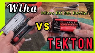 Ultimate Showdown: Tekton Micro Bit Set vs. Wiha Micro Bit Set - An In-Depth Comparison!