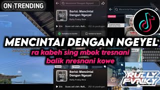 DJ MENCINTAI DENGAN NGEYEL BY RULLY FVNKY VIRAL FYP TIKTOK TERBARU 2024