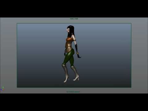 Woman Walk Cycle