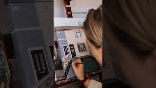 Painting a very special commission 🏡!#commission #art #irishart