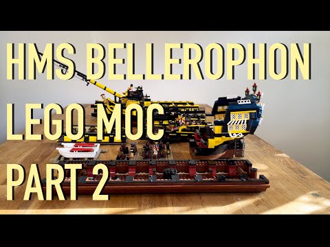 LEGO MOC: HMS BELLEROPHON | MODULE | PART 2