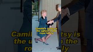 Camilla's curtsy is the ugliest in the royal family #camilla #royal