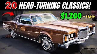 20 Classic Cars for Sale – Starting at Just $1,200!