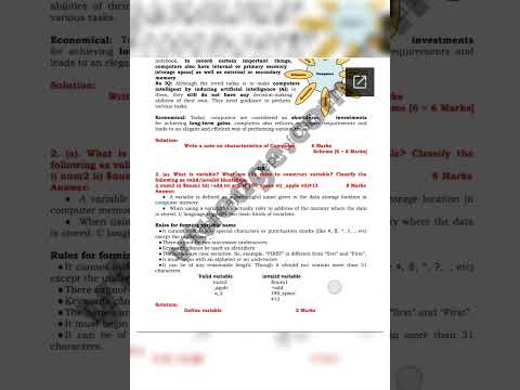BPOP103-VTU MQP ANSWERS WITH IMPORTANT QUESTIONS #vtu #engineering #notes  #importantquestions