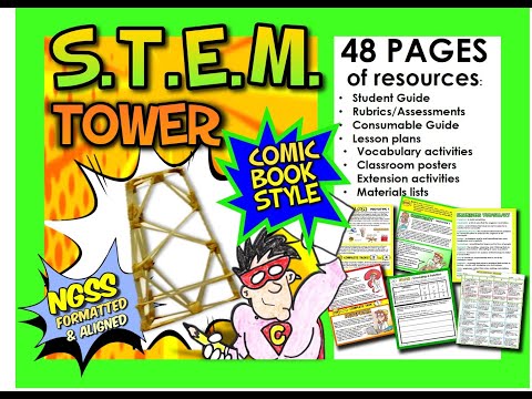 STEM - Comic Book Style! Tower Gr 3/4 & 5/6