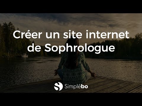 Créer un site internet de sophrologue avec Simplébo