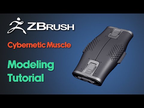 ZBrush SubD Modeling Tutorial | Cybernetic Muscle