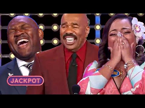 X RATED Questions & Answers On Family Feud US That SHOCKED STEVE HARVEY!