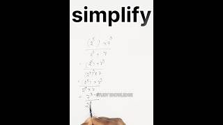 simplify exponents from study knowledge 🔥#maths #mathematics .