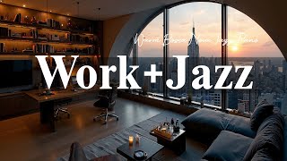 Work Jazz of January ☕ Warm Bossa Nova Jazz Piano & Gentle Coffee Vibes for Relaxing Winter,Peaceful