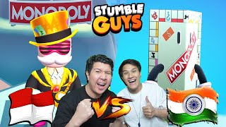 AKU MEWAKILI TIMNAS INDONESIA MELAWAN INDIA DI TURNAMENT DUNIA STUMBLE GUYS MONOPOLY!