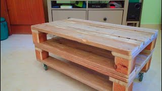 How to Make Table to look like Pallet