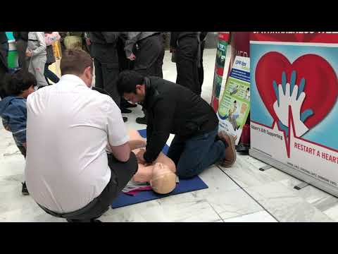 Learning CPR. How to save a person from Heart Attack