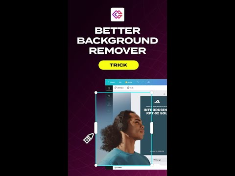 Better than Canva’s Background Remover! #canva #canvatricks